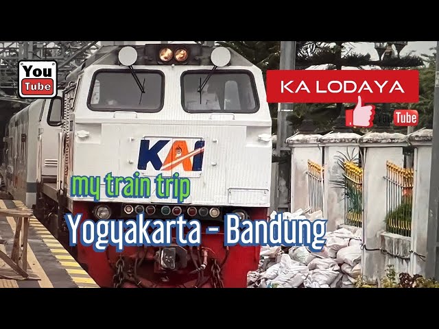 KA LODAYA train executive Yogyakarta to Bandung Indonesia ll @CellyAndriani