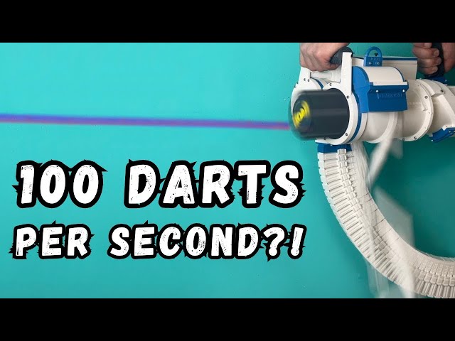 3D printed Blaster faster than the REAL Minigun??