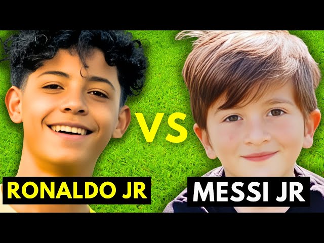 Ronaldo JR vs Thiago Messi! Who's BETTER ? / Football