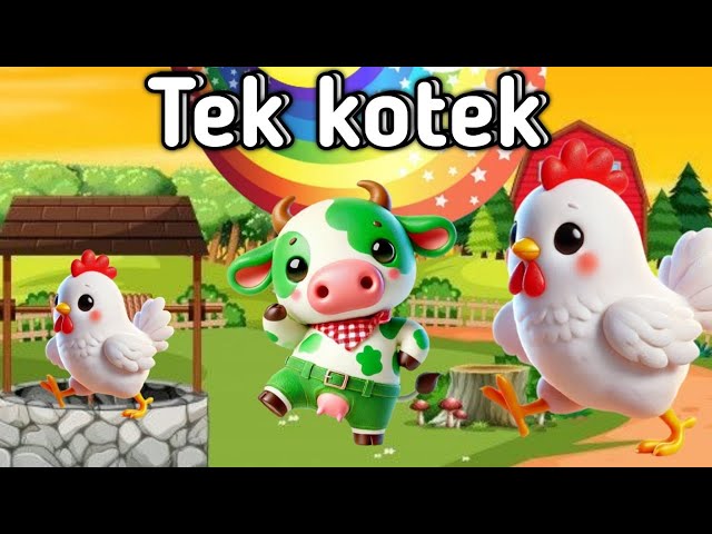 TEK KOTEK//lagu anak anak balita-lagu anak indonesia-cicak di dinding-balonku-anakkucing//NURKIDS