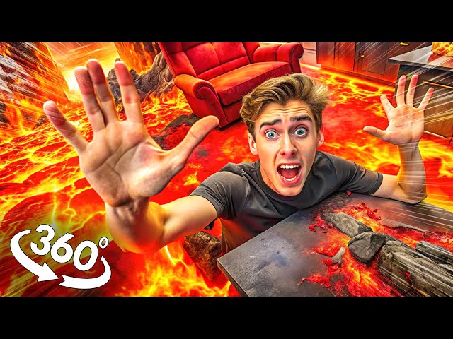 How to Escape a Room When the Floor Is Lava?/ 360° VR