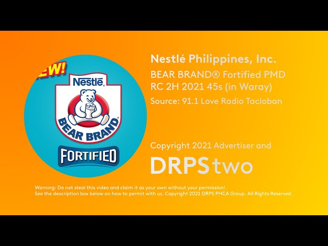 Regional Radio Ads: Bear Brand Fortified Radio Commercial 2H 2021 45s (in Waray)