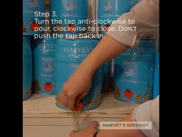 How to use: Harvey's Brewery Mini-Keg