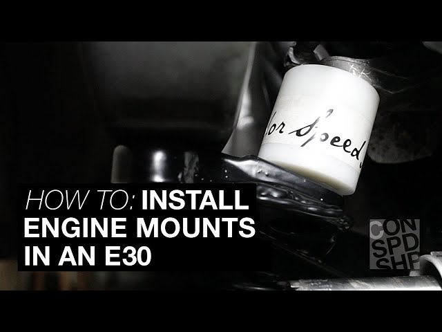 BMW Engine Mount Install - E30 - Condor Speed Shop