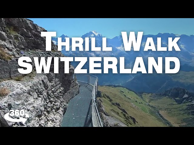 Birg Thrill Walk Skyline SWITZERLAND • 360 Degree Video 5.7K ASMR