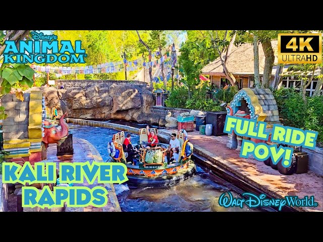 Kali River Rapids POV at Disney’s Animal Kingdom WDW Rides 2024 [4K]