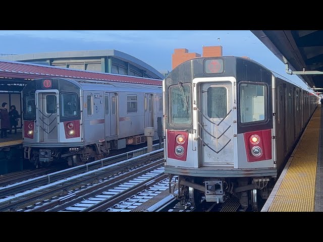 MTA NYCT: 25 minutes of some R188 7 train action at 74th Street-Broadway