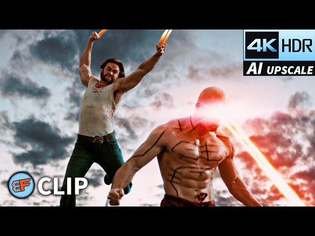 Wolverine & Sabretooth vs Deadpool - Fight Scene | X-Men Origins Wolverine (2009) 4K HDR Movie Clip