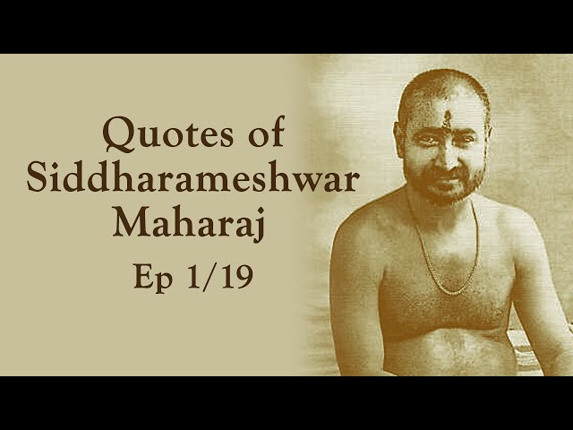 Podcasts - Siddharameshwar Maharaj - Episode 1