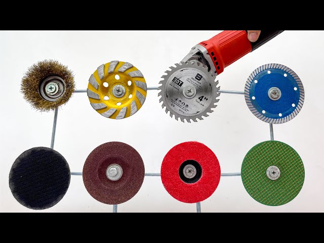 TOP 10 Cutting Discs and Angle Grinders! Useful DIY Ideas Everyone Should Know