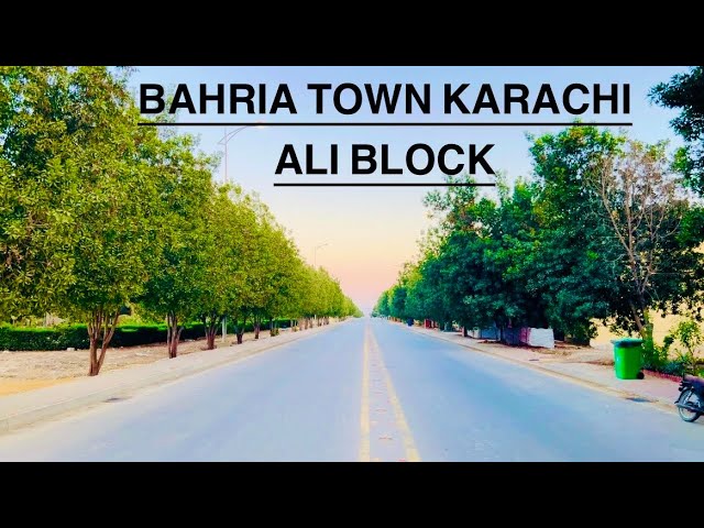 Bahria town karachi (Ali Block) 125 sq yrd Villas | Street view Bahria town karachi 2025 | Trending