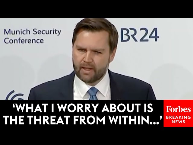 FULL REMARKS: JD Vance Reveals Top Security Concerns—Including 'Threat From Within'—At Munich Event