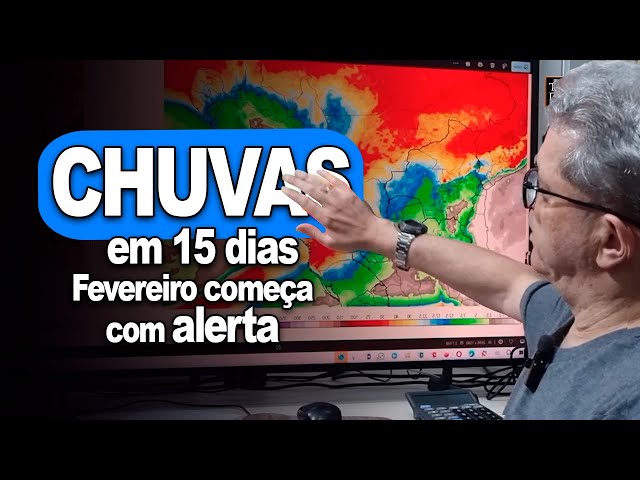 Chuvas ainda manchadas no RS, altos volumes no Sudeste e Centro-Norte. Temperaturas disparam no Sul