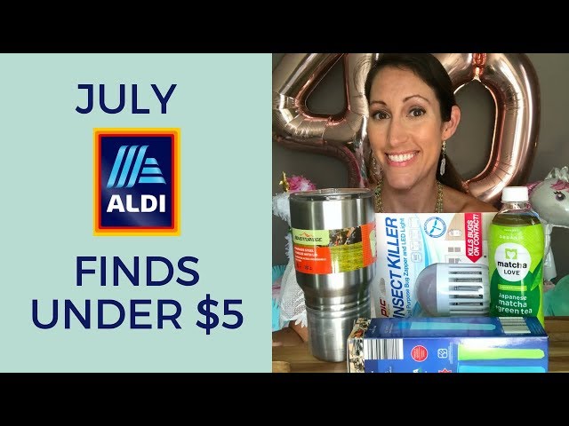 Super AMAZING July Aldi Finds under $5 | Healthy Budget Shoppers Delight