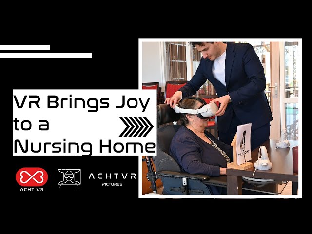 Seniors in Nursing Home experience VR 3D For the first time!