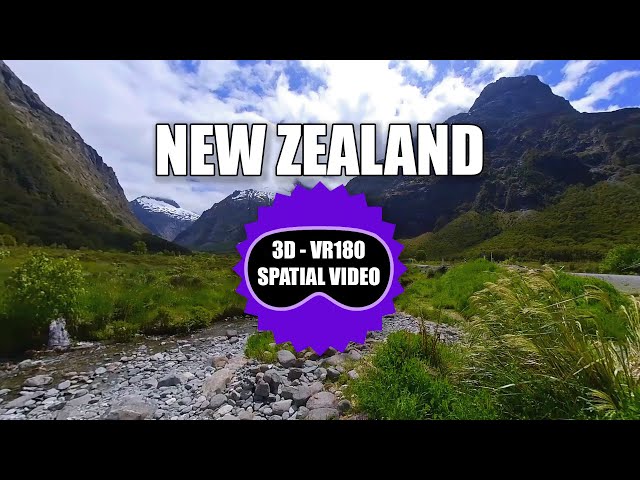 New Zealand Milford Sound Boat Tour - Part 11 - VR180 - Spatial Video