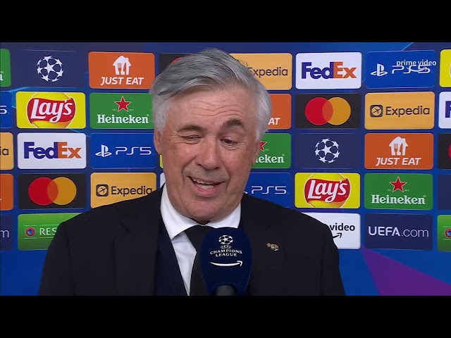 UEFA Champions League | Real Madrid-Man City 3-1 | Intervista a Carlo Ancelotti