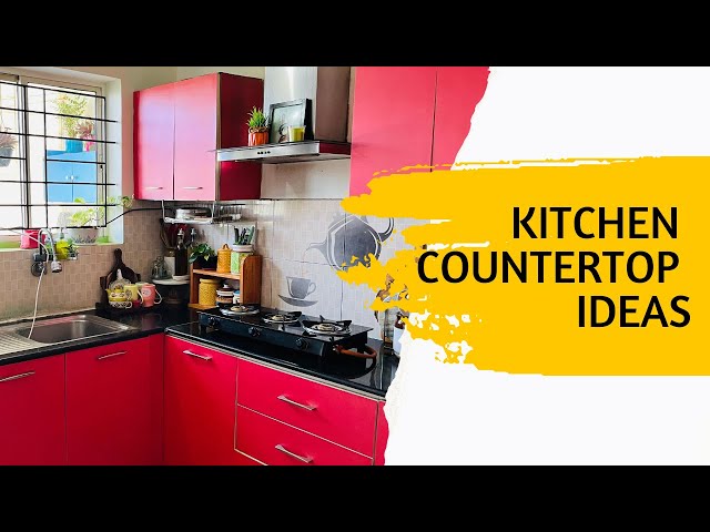 Kitchen Countertop organization|| Kitchen Décor ideas 😍😍|| Space Saving Kitchen Organization