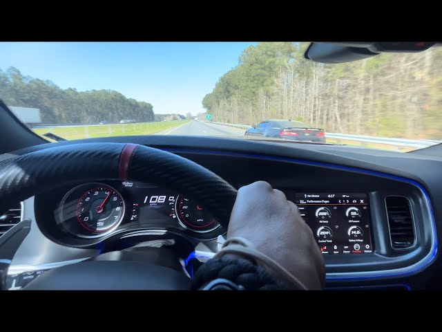 *POV Drive* 2023 R/T Vs Camaro Ss Tried Me On The Highway #vlog6