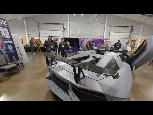 3D Printed Lambo at RMRRF 2024 in 3D VR !!