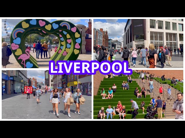 Liverpool City Centre Virtual Walk Tour 2024 // England Uk 🇬🇧