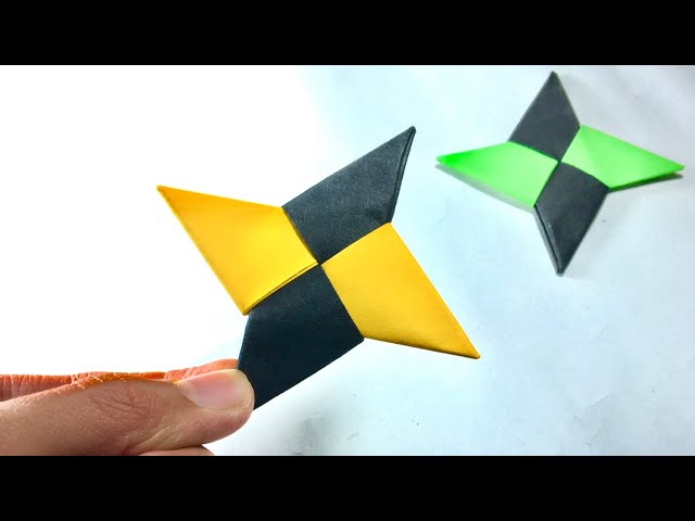 How To Make a Paper Ninja Star (Shuriken) - Easy Origami