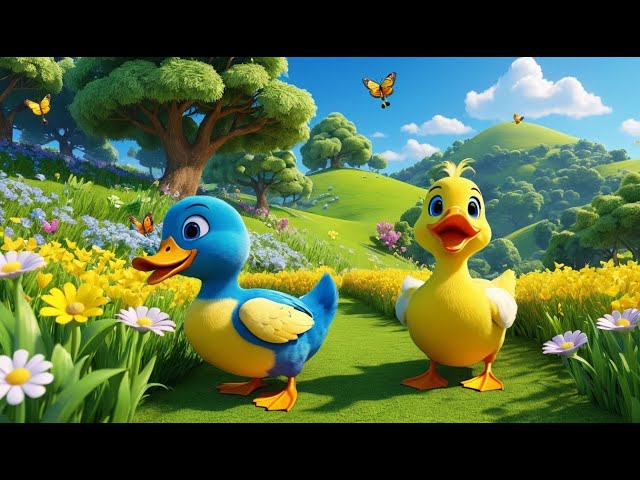 Five Little Ducks | Classic Nursery Rhyme for Kids | Fun Sing-Along Song