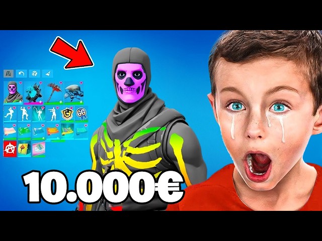 Porto l'ACCOUNT di un FAN da 0€ a 1000€ in 24 Ore su Fortnite!