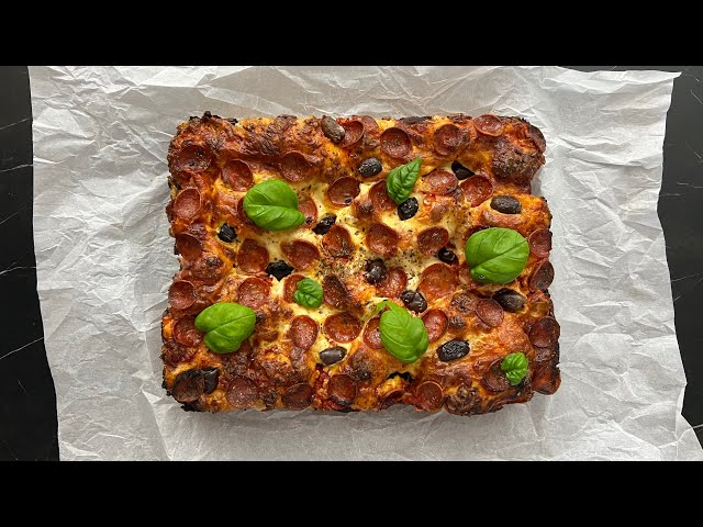 Thick & Crispy Focaccia Pizza