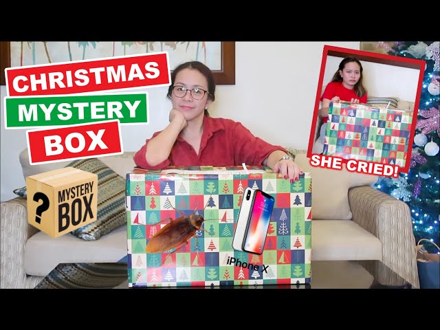 SUSPENSE! MOM'S CHRISTMAS MYSTERY BOX GONE WRONG! | Haidee and Hazel