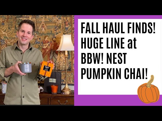 Fall Haul Finds! HUGE line at BBW! Featuring Bath and Body Works and Nest Candles!