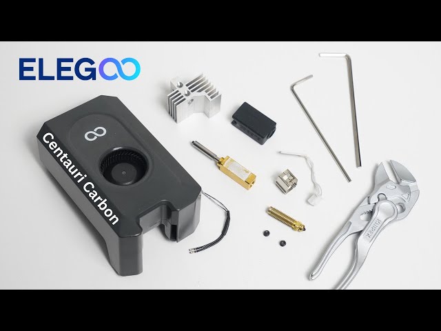 ELEGOO Centauri Carbon: Hotend Removal and Teardown