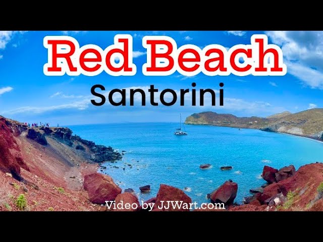 📍RED BEACH 🇬🇷 SANTORINI HIKING TIME! Beautiful spectacular views #santorini by JJWart.com