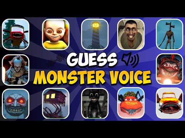 Guess MONSTER’S VOICE - Eat Monsters | Coffin Meme 🟢 Guess Voice #5