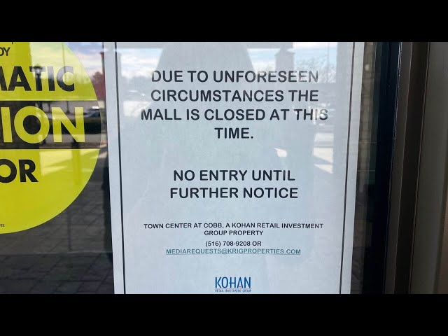 Town Center Mall in Cobb County abruptly closes due to unpaid power bill