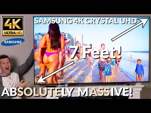 85" SAMSUNG UHD 4K - TOP BUDGET 4K TV! ABSOLUTELY MASSIVE!