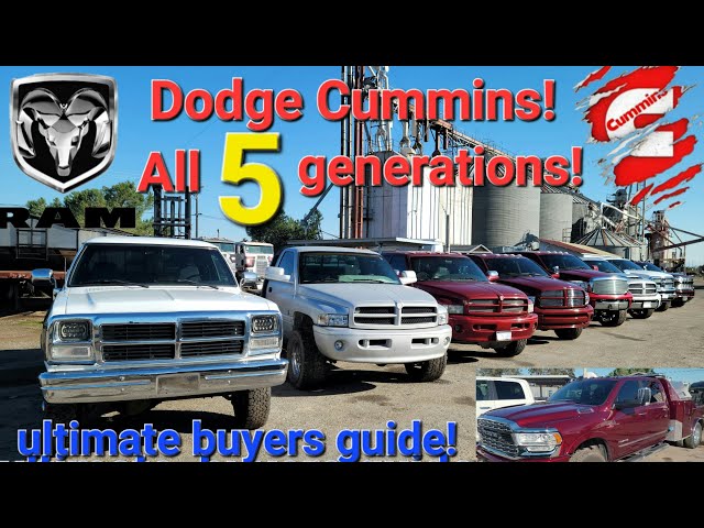 Dodge Cummins! All 5 generations! Ultimate buyers guide!