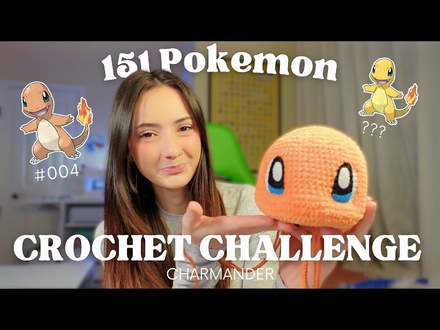 How I Accidentally Crocheted 2 Charmanders Instead of One... | 151 Pokemon Crochet Challenge (Ep. 4)