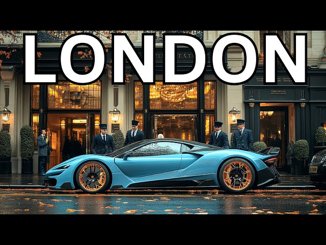 🇬🇧 LONDON WALK, MAYFAIR: WHERE MILLIONAIRES SHOW OFF THEIR EXQUISITE SPORTS CARS, ULTRA-WEALTHY, 4K