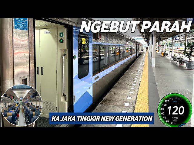 Mencoba Rangkaian Terbaru KA Jaka Tingkir dari Stasiun Lempuyangan ke Jatinegara Pelari 120 KM/Jam 😱