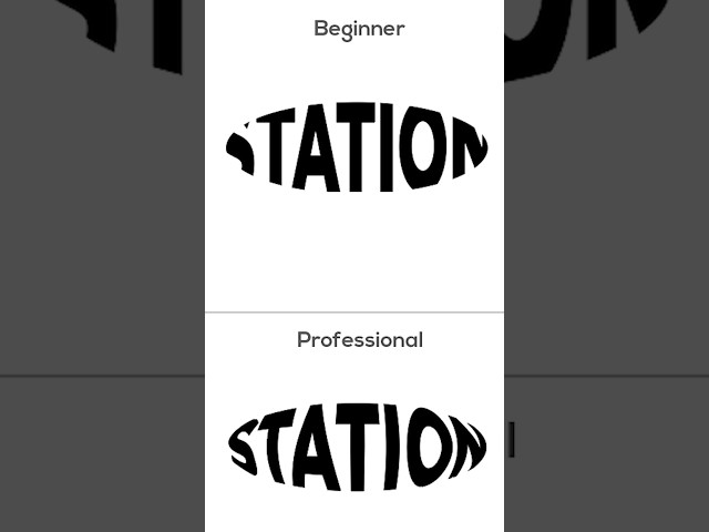 Beginner vs. Professional Graphic Designer #illustrator #shorts