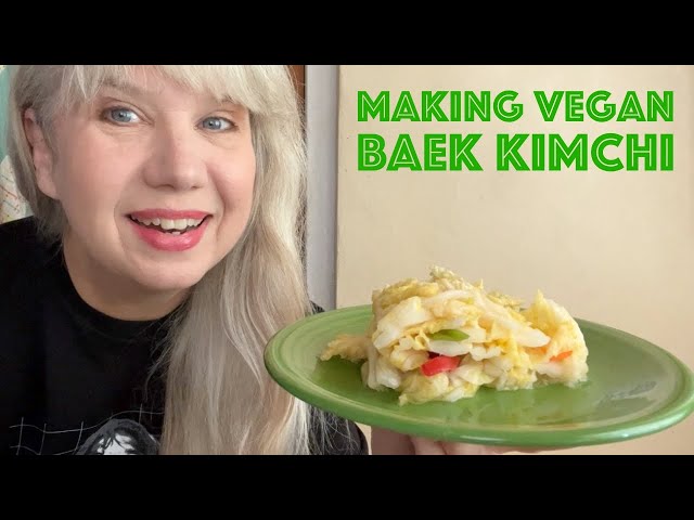 Making Vegan Baek Kimchi: Easy No-Spice Fermentation