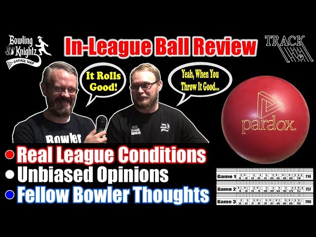 In-League Ball Review - TRACK PARADOX RED - Rolls Good, When You Throw it Good..