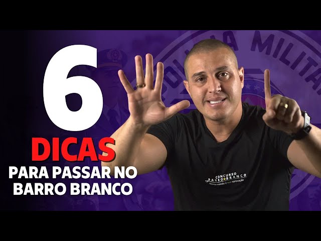 6 DICAS para passar no Barro Branco APMBB de São Paulo | Concurso Barro Branco - CFO