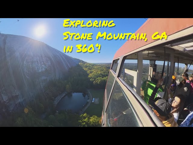 Exploring Stone Mountain, Georgia in 360°! October 2023