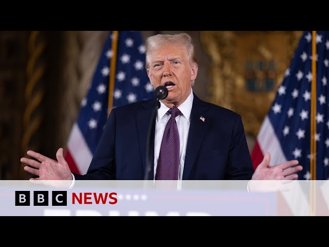 Donald Trump says US needs Greenland and Canada for 'national security' | BBC News