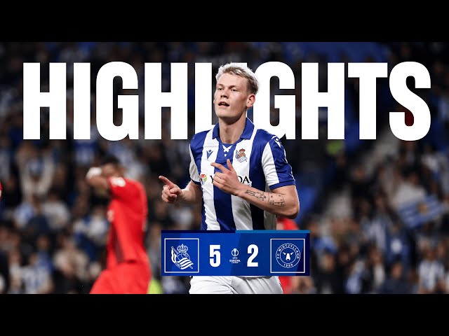 HIGHLIGHTS | Europa League 24-25 | Vuelta play-offs | Real Sociedad 5 - 2 FC Midtjylland