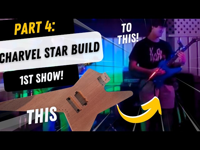 I built my dream guitar and used it for my first ever gig: Charvel Star Build 4