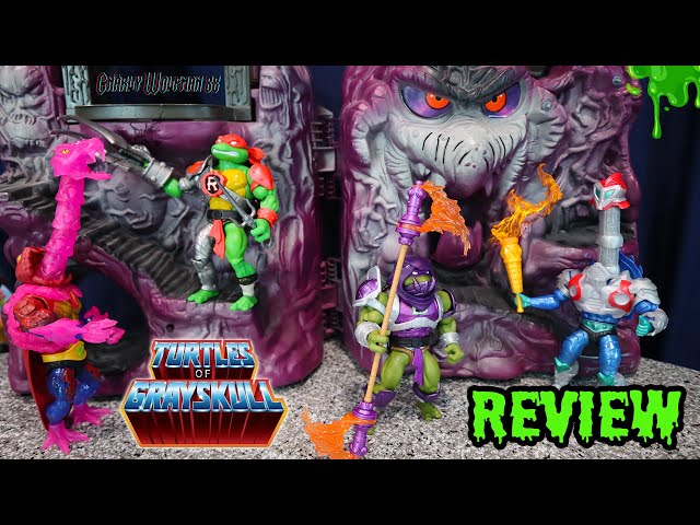 Turtles Of Grayskull Wave 5 Review: Donatello, Raphael, Rattlor, Mekaneck | TMNT x MOTU Origins