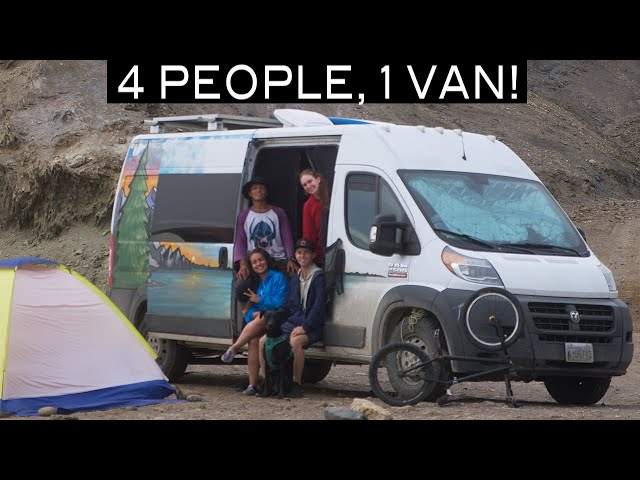 4 PEOPLE LIVING IN A VAN | Van Life in Peru 🇵🇪 | BMX Roadtrip